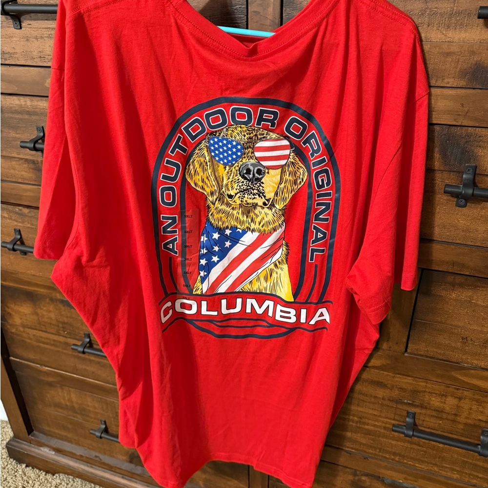 Columbia Bold Red Tee
